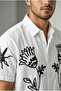 Front And Sleeve Placement Embroidery Half Sleeve Shirt - 2