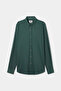 Ds Damat Comfort Emerald Green Oxford Shirt - 5