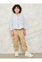 Patch Detail Cargo Pants with Pocket - 2
