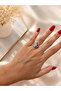 Colorful Enamel Multi-Coiled Women's Ring – Modern and Original Design