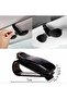 Car Sun Visor Glasses Clip Auto Glasses Holder with Latch Practical Organizer Apparatus 2Pcs - 6
