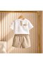 Boys' Stylish Muslin Suit with Shorts - 2