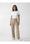 New Season White Crew Neck Women's T-Shirt - 4