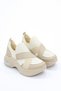 Mdln 715 Velcro Cross Elastic Balloon Sole Casual Shoes