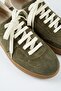 Calijero 2 Men's Genuine Leather Lace-Up Khaki-Beige Sneakers - 4
