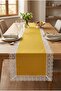 Lace Table Runner Luxury Stylish Decorative Tablecloth Water Repellent Stain Resistant Table Cover Dowry Runner - 4