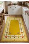 Sdtamor Yellow Traditional Theme Patterned Modern Woven Base Decorative Carpet Sdtamor56Yellow - 3