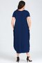 Plus Size Breathe Printed Wide Waist Short Sleeve Dress - 2