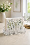 Glass Napkin Holder Crystal Look Transparent Desktop Napkin Holder 13X9 cm - 2
