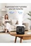 Smart Humidifier for Bedroom Baby, 4L Cool Mist, 28dB Quiet, LED Display, Humidity Sensor, Oil Diffuser - 4