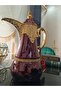 Single luxury stone-lined burgundy tea thermos - 1 liter - 2