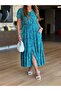 Ethnic D Patterned Shirt Dress - 6