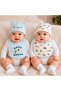 Bibs and hats set for newborns