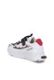 Kafka P Boys' Velcro White / Navy Blue Casual Sports Shoes - 3
