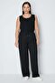 Stripe Detailed Wide Leg Trousers