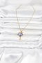 316l steel chain gold color owl model women's necklace 5886 - 2