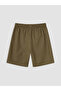 Original Elastic Waist Linen Blend Women's Shorts - 6