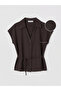 Trendlucky Women's Belted Shirt with a Difference - 5