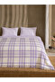 Solis |   Plaid Tasseled Double Pique Set |   4 Pieces