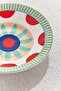 Red Sunflower Porcelain Tea Plate - 4