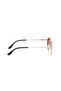 Polarized Sunglasses Gold Frame Brown Mirror Lens 50mm - M8039BR2PV - 3
