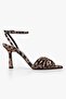 Women's Nano Leopard Satin Heeled Shoes - 2