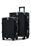Aluminum Frame Unbreakable Luggage 2Pcs Set (20/24 Inch) Polycarbonate Hard Shell Suitcase