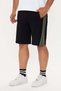 Men's Cotton Zipper Pocket Detailed Shorts Black 6021