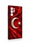 Samsung Note 20 Ultra Compatible Turkish Flag Patterned Silicone Case - 3