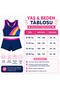 Girls' Swimsuit with Shorts, 9-16 Years Old, Swimsuit Set, 2-Piece - 6