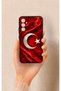 Samsung A34 Compatible Turkish Flag Patterned Silicone Case