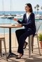 Women's Plus Size Oversize High Neck Long Sleeve Wide Leg Knitwear Set High Waist Relaxed Fit Casual - 3