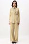 Women's Large Size Modal Fabric Shirt Collar Long Sleeve Suit Waist Tie Comfortable Cut Woven Casual - 4
