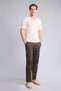 Standard Fit Linen Short Sleeve Polo Knitwear T-Shirt H9769Ax26Hs - 2