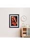 Alayra Shoyo Hinata Framed Poster Haikyu Anime Poster Wall Painting with Black Wooden Texture - 3