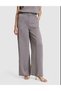 Light Gray Loose Fit Canvas Trousers 50321290-Vr001 - 4
