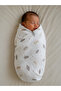 2-Piece Baby Muslin Blanket 80X80 cm 100% Cotton – Single Layer Muslin Blanket, Swaddle and Stroller Cover Set - 5