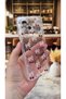 Redmi Note 12 Pro 5g Compatible Cherry Patterned Transparent Shock-Absorbing Clear Case with Camera Protection - 3