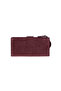 Burgundy Still Lozan Genuine Suede Crossbody Wallet Bag with Phone Compartment - 8