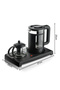 Electric Kettle with Turkish teapot | European standard tea art set electric kettle 1.8L+0.6L thermal insulation electric kettle tea art set tray German Glass Tech Teapot, - 3