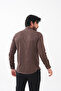 Brown Classic Collar Shirt - 3