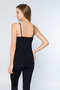 6025 Tulle Detailed Thin Strap Women's Undershirt - 4