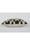 Modern Retro Patterned Decorative Throw Pillow Cover Black Cream Orange - 5