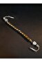 Mira Zaza Natural Hematite Stone Gold and Silver Color Mix - 3
