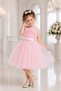 Girls' Formal Dress Tulle Satin Pearl Wedding and Birthday - 2