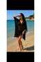 Patterned Beach Kimono Women's Oversize Pareo Summer Wear - 2