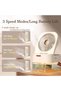 Portable Remote Desk Fan USB Control 3 Speeds Double spray Small Personal Cool Mist Cooling Fan for Home Office Outdoor Sport Travel - 3