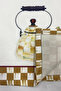 40X140Cm Woven Stain Resistant Printed Thai Feather Fabric Table Cloth Decorative Runner Washable - 4