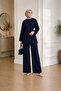 Women's Hijab Set Top and Bottom Two-Piece Set - 2