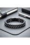 Double Onyx Steel Bracelet 31682B20D5 - 4